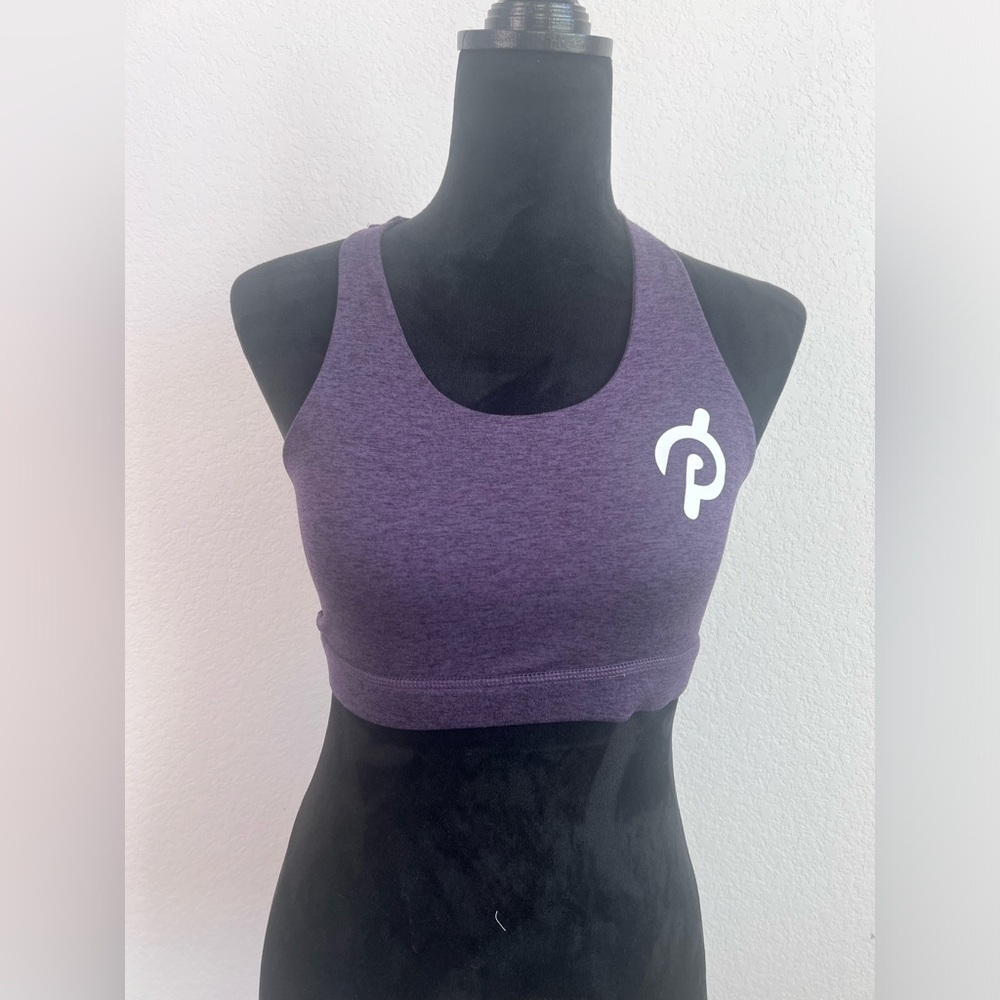 Peloton Strappy Purple Sports Bra size Medium